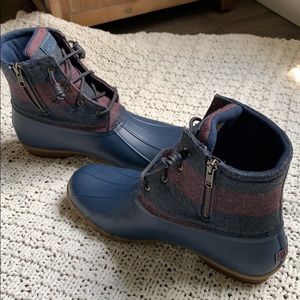 Sperry Saltwater Varsity Duck Boot - Women’s 12